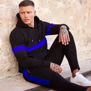 OEM Vente en gros 100% coton Survêtement de sport pour hommes personnalisé Gym Jogging Survêtements Technique brodée pour sweats à capuche Sweatshirts - Product Image 3