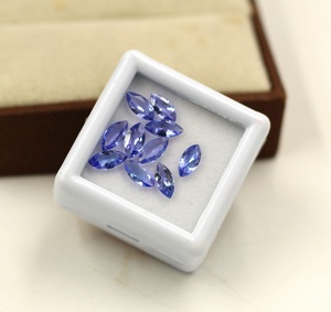 Piedras preciosas sueltas de tanzanita natural Piedras preciosas de tanzanita facetadas calibradas - Product Image 4