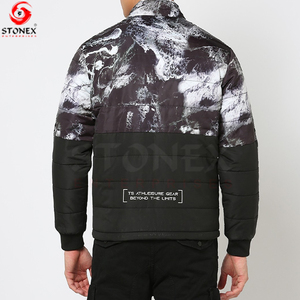 แจ็กเก็ตขนเป็ดของผู้ชายแบบกำหนดเองได้2023บุนวมให้ความอบอุ่นในฤดูหนาวพร้อมฮู้ดผ้าแคนวาสสไตล์แฟชั่นสภาพใหม่ - Product Image 6