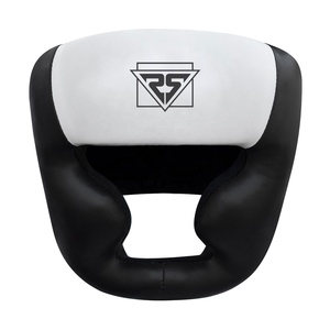 High Quality Genuine Leather Boxing <b>Head</b> Guard MMA <b>Training</b> <b>Head</b> Protector Taekwondo <b>Head</b> Guard - Product Image 1