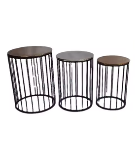 Tabourets de bar en aluminium finition brillante Tabourets luxueux en métal de haute qualité Meubles décoratifs Arts indiens Artisanat Vente à chaud - Product Image 6