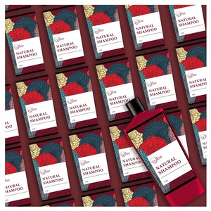 Luxurious Custom Shampoo Label Self-Adhesive With Hot Stamping Custom Size for Industrial Use for Skin Care Facial Cleanser - Product Image 1