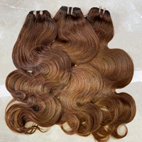 Vente en gros de paquets de cheveux vierges vietnamiens à cuticule alignée paquets de cheveux humains