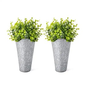 Maceta de metal decorativa de gran oferta para flores, hierbas y árboles pequeños disponibles a granel - Product Image 2