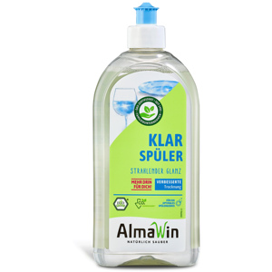 AlmaWin RTS 1 Rinse Aid 500ml Liquide Écologique Lave-Vaisselle Anti-Calcaire Sans Parfum Pour Tous Types de Vaisselle - Product Image 1
