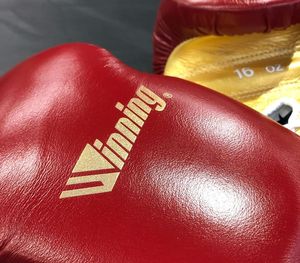 New Arrival Winning Leather Boxing Gloves with Personalized logo Professional Training Sparing MMA Boxing Gloves - Product Image 2