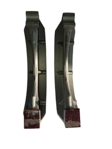 Venta de fábrica profesional BAJAJ DISCOVER 110 (trasero) Zapata de freno con forro negro Nueva condición Sistema de freno de motocicleta Pieza de hardware - Product Image 4