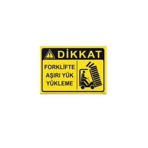 เทปเตือนป้ายเตือนรถยกเกินน้ำหนักเพื่อความปลอดภัย - Product Image 1