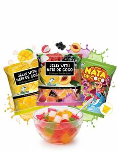 Gelatina con Sabor a Frutas con Nata De Coco, Sabores a Mango y Frutas Tropicales, 8 Piezas, Envase Mini de 32g - Product Image 5