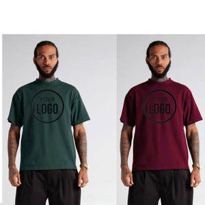 Shaka Wear 7,5 oz Max Logotipo personalizado Loose Fit Streetwear Custom Oversized Streetwear Tee para hombres - Product Image 5