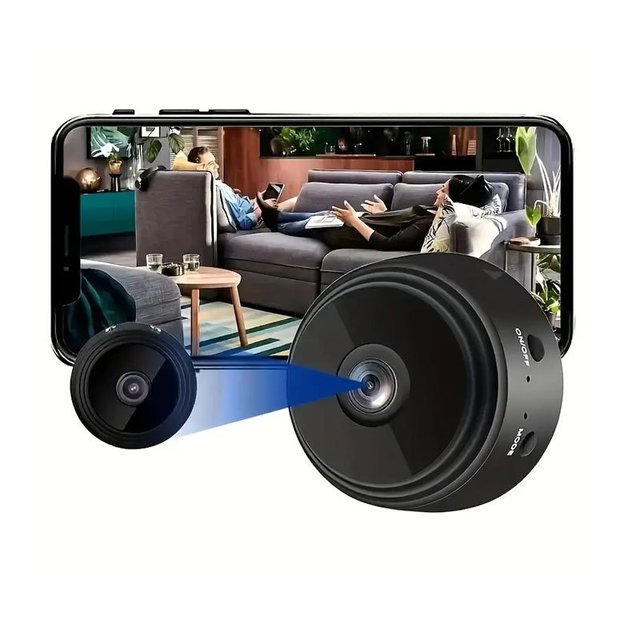 Myrva Mini Camera 2MP Wi-Fi Night Vision Indoor Surveillance Cam With CamHi App Support