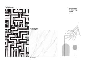 Carrelage en porcelaine vitrifiée imitation pierre opale brillante, texture brillante, 600x1200mm, luxe, contemporain, villa, adhésif, mur, sol - Product Image 4