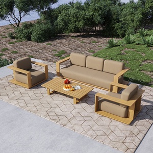 Ensemble canapé contemporain extérieur <span class=keywords><strong>en</strong></span> <span class=keywords><strong>teck</strong></span> pour hôtel, villa, parc, cour, ferme, <span class=keywords><strong>piscine</strong></span> pour appartement - Product Image 1