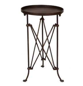 Meilleure qualité Bethany Table d'appoint ronde moderne finition or antique avec plateau décoratif en gros - Product Image 5