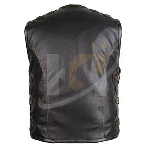 Chaleco de cuero transpirable para hombre, nuevo diseño, demanda de los clientes - Product Image 3