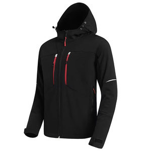 Venta caliente Nueva llegada Venta al por mayor a prueba de viento de invierno de los hombres Soft Shell Chaquetas 100% Poliéster Impermeable Logotipo personalizado Opciones - Product Image 3