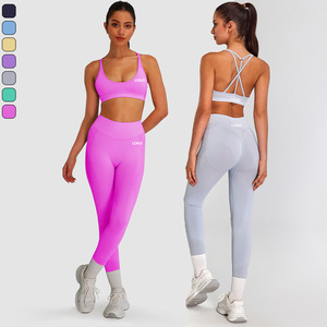 Ropa deportiva sin costuras para mujer, ropa deportiva para gimnasio, conjuntos de Fitness, sujetador deportivo para Yoga, conjuntos de Yoga para Fitness - Product Image 6