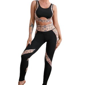 สปอร์ตบราและกางเกงโยคะสปอร์ตปรับแต่งได้ดีไซน์ใหม่มีโลโก้ - Product Image 1