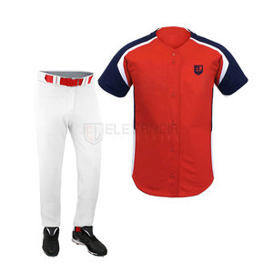 High Quality Sleeveless <b>Baseball</b> Uniforms for Men Comfortable and Breathable Shorts with Sublimation Plain Style <b>Sets</b> - Product Image 2