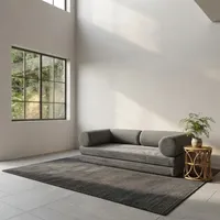 Minimalistisches Indoor-Freizeitsofa Knochenloses Schwammmaterial Ergonomische Unterstützung Hohe Tragkraft Rutschfeste Basis