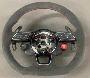 DOS <span class=keywords><strong>Carbon</strong></span> para <span class=keywords><strong>Cupra</strong></span> Formantor Racing Style Van Modify Custom Real <span class=keywords><strong>Carbon</strong></span> Fiber Paddle Shifter LED Volante - Product Image 5