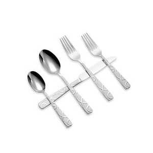 Juego de cubiertos de acero inoxidable ecológico 100% de alta calidad, cubiertos decorativos para bodas - Product Image 2