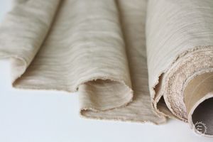 Venta al por mayor de lino 115 '' / 292 cm de ancho, tela de lino por yarda y Metro/lino europeo, 100% tela de lino natural mediana - Product Image 2