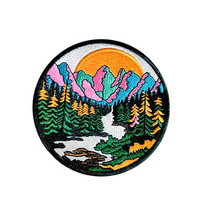 Patch brodé à prix abordable, tissu sergé, vente en gros, presse à chaud, grand logo, lettre, à repasser, emballage personnalisé, nouveau patch brodé - Product Image 3