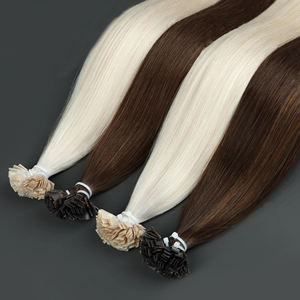 Rohes Haar Großhandel Double Drawn Raw Russian Raw Cuticle Remy Haar Keratin U Flat I Tip Echthaar verlängerungen - Product Image 3