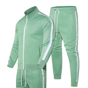 Conjuntos de Jogger de entrenamiento de gimnasio con logotipo personalizado para hombre, ropa deportiva de invierno con patrón sólido cómodo, chándal de talla grande de algodón 100%, 2 uds. - Product Image 4