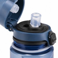 Bouteille d'eau pulvérisatrice PC 800 ml, étanche, avec paille CPC, pour l'école et les activités sportives en extérieur