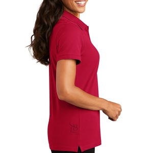 Camisetas Polo de Algodón Premium para Mujer, con Logotipo Personalizado, Tejido Transpirable para Golf, Tenis y Uso Casual - Product Image 4