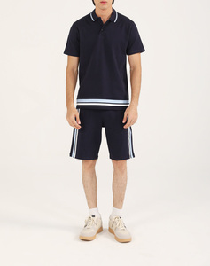 Conjunto Deportivo de Verano para Hombre, Camiseta de Manga Corta Holgada y Pantalones Cortos, Estilo Urbano, 100% Algodón Transpirable, Calidad Premium, Venta al Por Mayor - Product Image 4