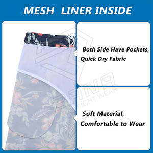 Venta al por mayor multicolor de secado rápido Swim Trunk Way Stretch Men's Beach Shorts Boardshorts Custom Surf Board Shorts - Product Image 5