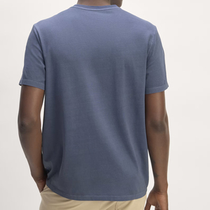 Cotton T-shirts for Men Crew Neck Jersey Men's <b>Tshirts</b> Custom T-shirt With Pocket Short Sleeve Mens <b>Tshirt</b> - Product Image 4