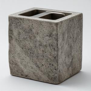 Elegante y moderno soporte para cepillos de dientes de baño, fabricado con metal duradero que proporciona una gran estabilidad, bordes lisos y diseño ecológico. - Product Image 3