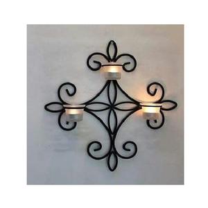 Juego de Portavelas de Metal Estilo Boho Chic con Intrincados Recortes, Perfecto para Centros de Mesa en Salas de Estar, Dormitorios o Eventos - Product Image 3