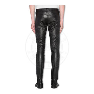 Venta al por mayor de pantalones de cuero Vegano para hombre, diseños modernos para boutiques - Product Image 4