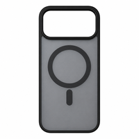 Coque de téléphone magnétique en acrylique mat effet peau avec couleurs contrastées pour iPhone 18 Pro Max et série 17