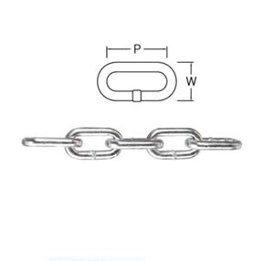 Chaîne à maillons en acier doux, type maillon court coréen, en acier au carbone zingué, chaîne de convoyeur soudée 3-19mm G30 - Product Image 1