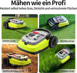 Cortacésped Robótico M10 sin Cable de Delimitación hasta 1000m, Mapeo de Fusión Vision +RTK, Navegación Inteligente, Obstáculos, Control por Aplicación - Product Image 2