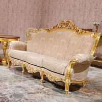 Ensemble de meubles de salon de luxe style Princesse, moderne du milieu du siècle, sectionnel réglable en bois, canapés et fauteuils rembourrés en éponge pour appartement