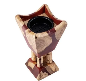 Elegancia Incienso Madkhan Incrustaciones de resina Bakhoor quemador para fragancia de Tayyab Handicraft - Product Image 1