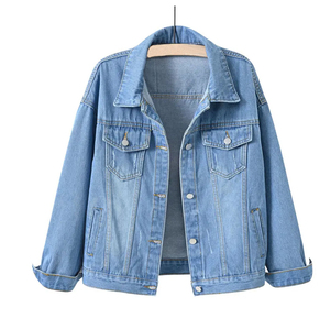 Vente en gros Vêtements Veste en jean épaisse solide personnalisée du fabricant pour hommes avec col montant et poches en polaire - Product Image 6