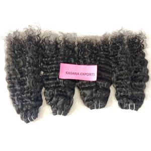 Extensions de Cheveux Humains Indiennes à Double Trame pour Femme Noire, Couleur Naturelle 100%, Traitement Aucun Tissage - Product Image 2