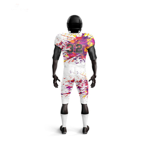 Servicio OEM, Conjuntos de Uniformes de Fútbol Americano Unisex, Tallas Grandes, Logotipo Personalizado, Gran Venta, Nuevo Diseño de Verano, Mangas Cortas, Transpirable - Product Image 6