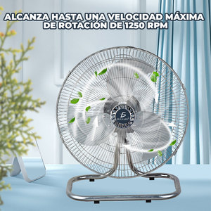 Ventilatore a piantana da 18 pollici per soggiorno, 3 velocità, telecomando, pale aerodinamiche in metallo, elettrico, spina USA, installazione a scatola - Product Image 3