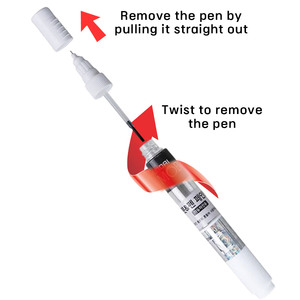 ปากกาทัชสกรีนสีรถยนต์ Hyundai Nocturne สีดำเมทัลลิกแบบ2-in-1ซ่อมแซมรอยขีดข่วน (Cods-NB9สี) - Product Image 3