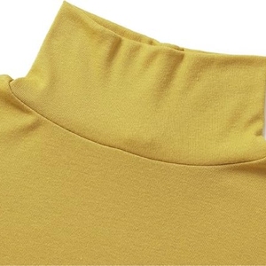 เสื้อสเวตเตอร์คอกลมแขนยาวลำลองสำหรับผู้ชายเสื้อสเวตเตอร์ผ้าโพลีเอสเตอร์สีพื้น - Product Image 5