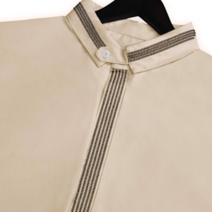 Thobe pour homme élégant brodé, vêtement islamique de luxe, coupe régulière, décontracté, manches longues, à capuche, longueur cheville, coton respirant - Product Image 5